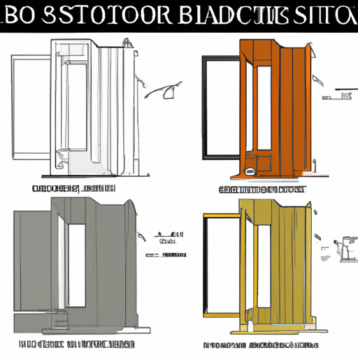An illustration showing the structure and design of a blast proof window